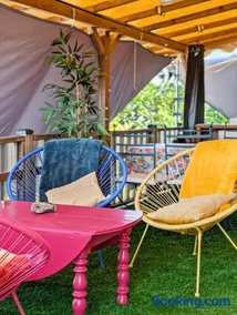 Mobil-home cosy au bord du lac - Terrasse - 3 ch - Image 1