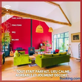 Maison Les Deux Ailes, Parc arboré, billard et wifi à 1h30 de Paris - Image 1