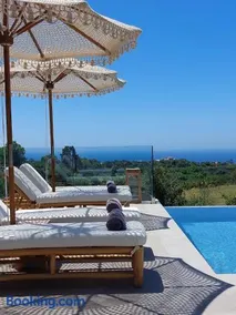 Elaiopetra Kefalonia - Stonehouse Hideaway with pool - Modern Luxury with Serene Sea and Mountain Views - Image 1