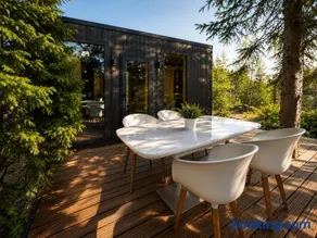 Hunters Cabin Panoramic Windows Hot Tub Projector Alpaca and Deer Park - Image 2