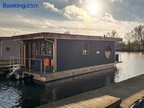 Hausboot Diva mit Kamin - Winter auf der Dove Elbe - Image 2