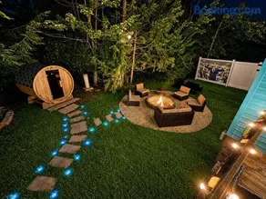 Pocono Dreams and Co XL Deck, Hot Tub, Barrel Sauna, Outdoor Theater, Fire Pit, Luxury, Romace - Image 1
