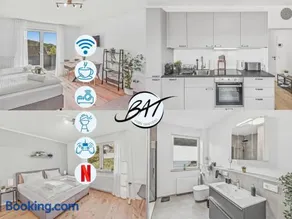 BAT Home Solutions Trierweiler - alles was ein Hotel nicht bietet - 5 Apartments 40 bis 120 qm für bis zu 29 Personen - 5-Raum-Apartment barrierefrei - 60 qm Balkon mit Blick bis Luxemburg - einzeln bis komplett buchbar - 3 Min zur A64 - Image 2