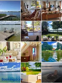 Mazurska Villa Deluxe w Pasymiu z prywatnym pomostem na jezioro Kalwa i łodzią na wyłączność Najwyższe Premium w Osada Zamkowa - Image 1