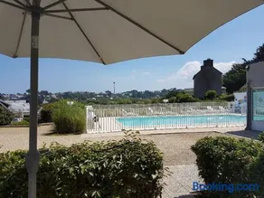 Rez de jardin 5 pers avec piscine, vue directe sur la plage à 40 m - Image 2