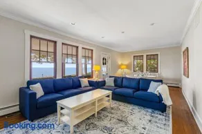 Waterfront home with scenic porches, yard, grill, jetted tub, central AC, & WD - Image 2