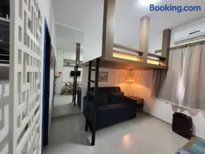 Lindo studio, recém-mobiliado, na avenida da praia - Image 3