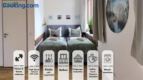 STRANDLOFT Chemnitz Apartment mit gratis Tiefgarage & Balkon- Fitness & Sauna direkt nebenan - Image 1