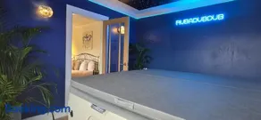 The NEW Blue Horse Suite at The Grumpy Schnauzer B&B Luxury Private Indoor Hot Tub Breakfast in Bed - Image 4