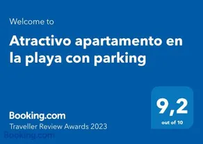 Atractivo apartamento en la playa con parking - Image 1