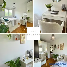 Entire 60m2 apartment - Close to Paris - Parking - Kitchen - 2min RERB - Olympic'24 - Image 4