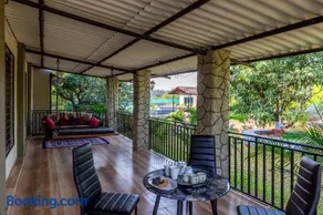 SaffronStays Apricus Farm - 4BHK Veg Estate with Pool, Yoga & Garden - Image 3