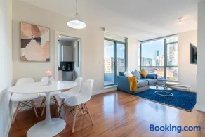 Core Central Vancouver Condo with Views & Balcony - Image 1