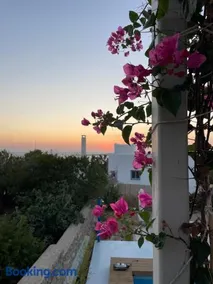 Minimal Blue Apartment with Sunset View in Paros - Image 3