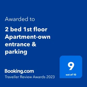 2 bed 1st floor Apartment-own entrance & parking - Image 2