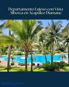 Lujoso Departamento con vista a alberca en Acapulco Diamante - Image 1