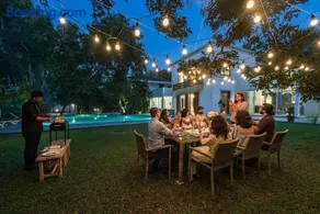 SaffronStays Hacienda by the Sea - 5BR Spanish-style pet & elder-friendly pool villa with lawns, beach access & BBQ nights - Image 3