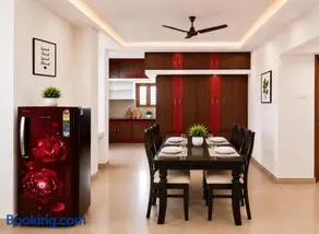 SLS Homestay - Luxury AC Service Apartments 1BHK, 2BHK, 3BHK - Direct Flyover to Alipiri Tirumala Gate - Walk to PS4 Pure Veg Restaurants, Supermarkets - Near to National Highway & Padmavathi Amma Temple - Modular Kitchen, Living room -Free Superfast Wifi - Image 4