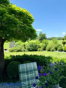 Appartement avec barbecue, terrasse et jardin | Vue jardin - Image 4
