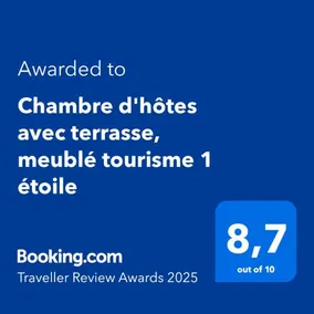 Chambres d'hôtes avec terrasse, meublé de tourisme 1 étoile, 5 minutes de l'océan, 2 vélos à disposition - Image 1