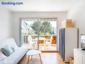 Studio cabine proche plage avec balcon sud, Wifi, et parking - Carnac - Image 2