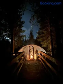 Treetop igloo by the river - Image 2