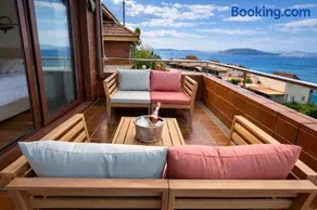 Holibai, Son do mar apto con terraza y vistas a la bahia de Baiona - Image 1