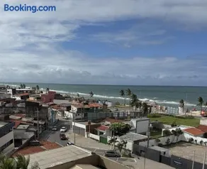 Flat pé na areia com vista para a Praia do Meio - Image 1