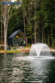 Lakefront Cabin with Hot Tub, Cold Plunge, Sauna - Image 1