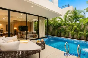 ELIVAAS Signature Sakura Villa Japanese-Themed 4-BHK Villa with Private Pool, Open Terrace, Garden & Mountain-View Balcony - Image 1