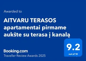 AITVARU TERASOS apartamentai pirmame aukšte su terasa į kanalą - Image 4