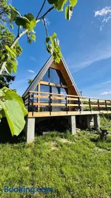 Scenic A-Frame Cabin with Private Hot Tub & Mountain View - IezerVenture - Image 2