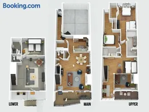 Hilltop 3BR for 10, Private Garage, Skyline Views - Image 5