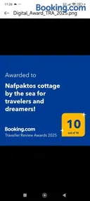 Nafpaktos cottage by the sea for travelers and dreamers! - Image 1
