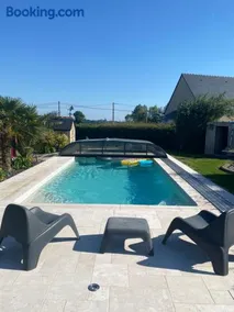 Gîte con terrazza, griglia e piscina - Image 2