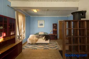 The blue room at Vevstogo - cosy bedroom with a mesmerizing view, sauna and eco living in an old school house - Image 1
