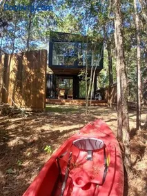Waterfront Container House In A Magical Forest! - Image 4