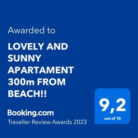 LOVELY AND SUNNY APARTAMENT 300m FROM BEACH!! - Image 2