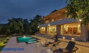 SaffronStays Nilaya by the River - 3BR riverside villa with private pool, bonfire, BBQ & river views - Image 2