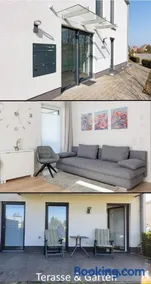 Modernes Apartment mit Terrasse & Garten, Parkplatz & 24h Self-Check-in - Image 1