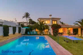 Typical beach house Las Chapas Playa with heated pool - Image 1