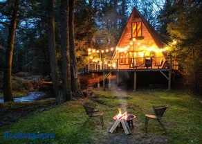 Enchanting River- Water Front A-Frame Cabin - Image 1