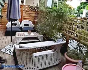 Olgas Cozy Nest Corfu retreat garden near Dassia - Image 1