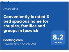 Conveniently located 3 bed spacious home for couples, families and groups in Ipswich - Image 2