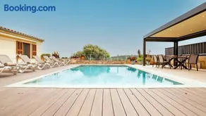 Maison de campagne avec terrasse, piscine privée et jardin | Vue jardin - Image 5