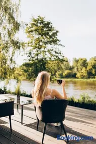Osada Poli - Domek Panoramiczny nad Narwią z Prywatną Balią i Hydromasażem - Image 1