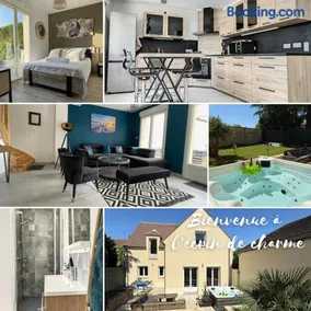 Magnifique villa 12 pers - 6 chambres avec salle de bain privative au Calme - 30 min Asterix - Ecrin de charme - Image 3