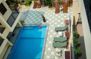 Windbell Villa Hoi An - Ausblick vom Zimmer