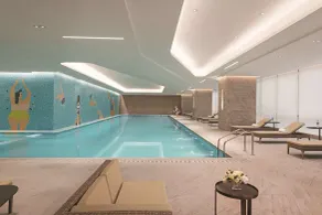 Shangri-La Wuhan, Interchange hub of three metro lines,Adjacent to the MixC - Pool