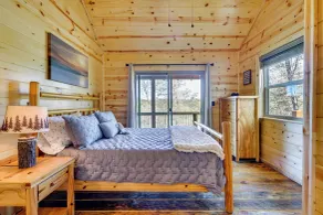 Mountain View & Fire Pit: Updated Murphy Cabin! - Interior